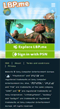 Mobile Screenshot of lbp.me